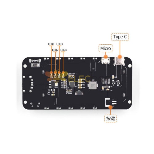 Relay Module Circuit 2 Channels 5V/3V ESP32/ESP8266 18650 Lithium Battery Expansion Board