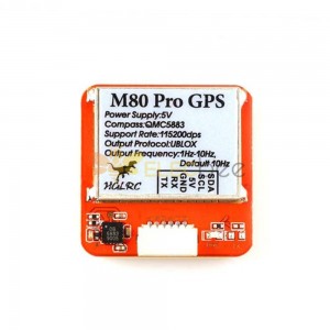 FPV Drone Racing用フライトコントロールシステムHGLRC M80 Pro GPSモジュール