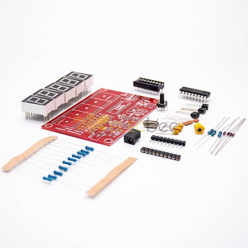 Frequenzmesser DIY Kit 1Hz-50MHz fünfstellige digitale Röhrenanzeige PCB-Montage