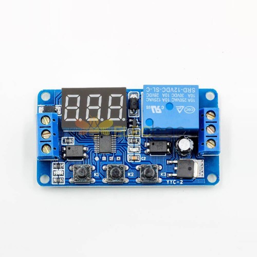 DC 12V 24V Trigger Timer Countdown 10A Relay Switch Delay Time Turn OFF Module