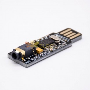 بطاقة صوت USB خارجية VHM305 PCM2704 Mini USB بطاقة صوت DAC محرك مجاني