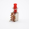 DPFT Push Switch Angled Through Hole 50VAC 0.3A 8P Red PS-22F03