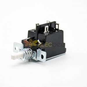 50pcs Power Switch KDC-A04 Angled Through Hole Double Pole Double Throw 2 Hole 250V-5A Copper 25mm