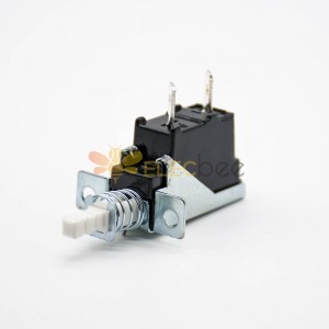 Single Throw Single Pole Switch 250V-5A Power Switch Angled Through Hole 20mm 4.8mm KDC-A04 Copper