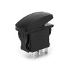 5-Pin Boat Switch - All-Black, 12V20A, No Labels, Perfect for Marine Upgrades