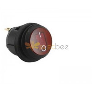 KCD1 3P 12V 20A LED Red Toggle Switch for Marine and RV Lighting