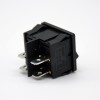 KC Rocker Switch Straight KCD5-201 Solder Cable 2 Position 4 Pin Panel Mount 180 Degree