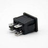 Power On Off Switch Rocker Solder Cable KCD1-104 2 Position Panel Mount Straight Electronic Rocker Switch