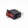 Power Socket Conector Rocker Switch Com luz LED 3 Pin Solder Cabo KCD3N-102 Painel Montagem Reta