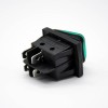 Power Supply Rocker Switch 4 Pin Solder Cable With Light LED KCD4N-201 Panel Mount 2 Position