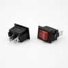 Rocker Power Switch Painel de Operação KCD11-101 Solder Cable 2 Pin 2 Posição