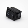 Rocker Switch With Light 2 Position 2 Pin Solder Cable KCD1-101 Panel Mount 180 Degree