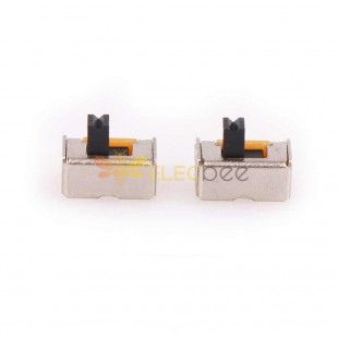 10Pcs Horizontal SK - SK-1P2T SK12D28 VG Handle Slide Switch High-Temperature 2.5 Pin Straight Pin Slide Switch Slide Switch