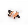 10pcs Horizontal SK - SK-2P3T SK23D05-3.6 Pin Light Hole Miniature Slide Switch Toggle Slide Switch