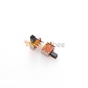 10pcs SK22D07 - 3.0 Pin Side Slide Switch, Six-Pin Double Row Surface Mount, High-Temperature Material