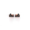 10pcs SK23D07 Black Shell Lawn Mower Switch, Double-Row Eight-Pin Horizontal Slide Switch