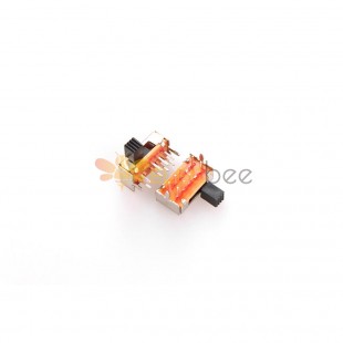 10Pcs SK23D07 Double-Row Eight-Pin Three-Position Horizontal Slide Switch