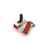 Interruptor deslizante de 10 piezas - Mini interruptor de palanca y deslizamiento SS-2P3T SS23D01 con orificio de luz para sistemas de audio