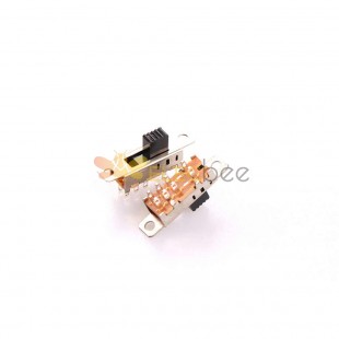 10pcs Slide Switch - Mini Toggle and Slide Switch SS-2P3T SS23E04 with Light Hole for Small Audio Devices