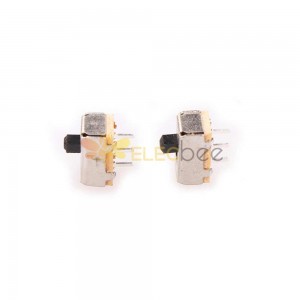 Interruptor deslizante de 10 unidades - pino SS-1P2T SS12D00-2.5 para sistemas de som pequenos e em miniatura