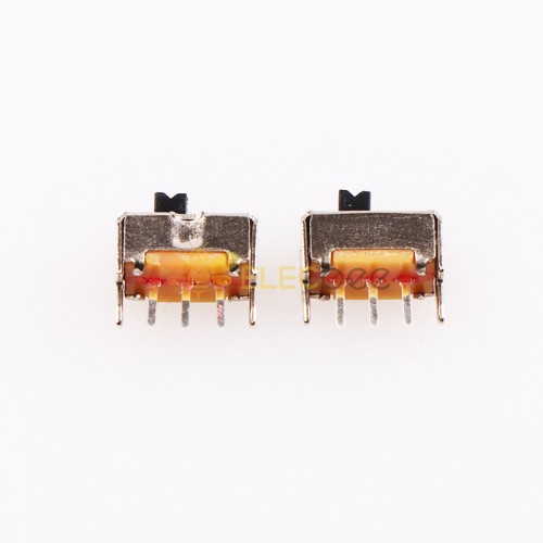 Interruptor deslizante de 10 unidades - SS-1P2T SS12D07 para sistemas de som pequenos e em miniatura