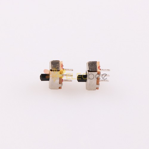 10 pièces interrupteur à glissière-SS-1P2T SS12D00 3.0 broches en forme de H interrupteur à bascule et coulissant miniature monté en Surface