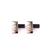 10PCS Slide Switch - SS-1P3T SS13E05 with Light Hole, Miniature for Small Sound Systems