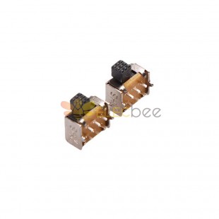 10PCS Slide Switch - SS-2P2T SK22D07PG Vertical, Horizontal, and Push Button for Small Sound Systems and Toys