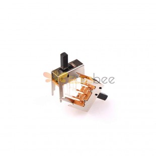 10Pcs Slide Switch - SS-2P2T SS22H23 with Light Hole, Miniature for Sound Systems