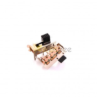 10PCS Slide Switch - SS-2P3T SS22J05-17.0 Shell with Light Hole, Miniature for Sound Systems