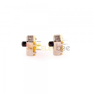 10Pcs Slide Switch - SS - SS-1P2T SS12D00-2.5 pin Shell with Light Hole, Miniature for Sound Systems
