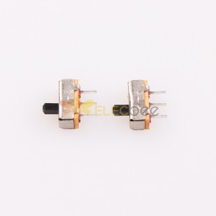 10 unidades interruptor deslizante -SS - SS-1P2T SS12D00-3.5 pino com furo de luz, miniatura para sistemas de som