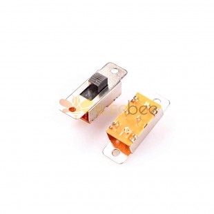 10PCS Mini Slide Switch - SS-2P3T SS23F19 with Light Hole, Miniature for Sound Systems