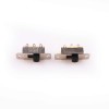 10 PCS Mini Interruptor Deslizante - SS-2P3T SS23F19 com Furo de Luz, Miniatura para Sistemas de Som