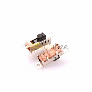 Interruptor deslizante 10 unidades - SS-2P3T SS23E12 com furo de luz, miniatura para sistemas de som