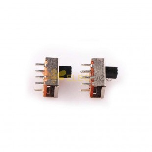 Interruptor deslizante 10pcs - SS-2P3T SS23F04 de três posições para sistemas de som pequenos (5-15)