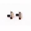 10Pcs Slide Switch - SS-2P3T SS23F25 with Threaded Three-Position for Small Sound Systems