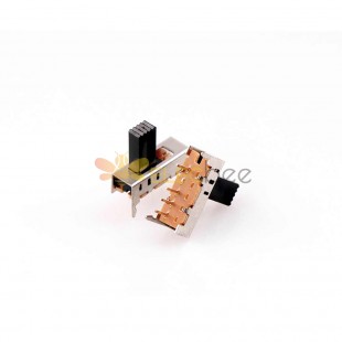 Interruptor deslizante de 10 piezas - SS-2P3T con orificio de luz, miniatura para sistemas de sonido SS23E05 de una sola fila