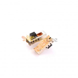 10pcs interruptor deslizante - SS-2P4T SS24E01-3.0 pino com furo de luz, miniatura para sistemas de som