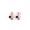10pcs Slide Switch - SS-2P4T SS24E01-3.0 Pin with Light Hole, Miniature for Sound Systems