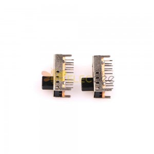 Interruptor deslizante de 10 piezas - SS-2P4T SS24E05 para audio, juguete electrónico y pulsador