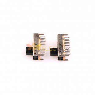 10Pcs Slide Switch - SS-2P4T SS24E05 for Audio, Electronic Toy, and Push Button