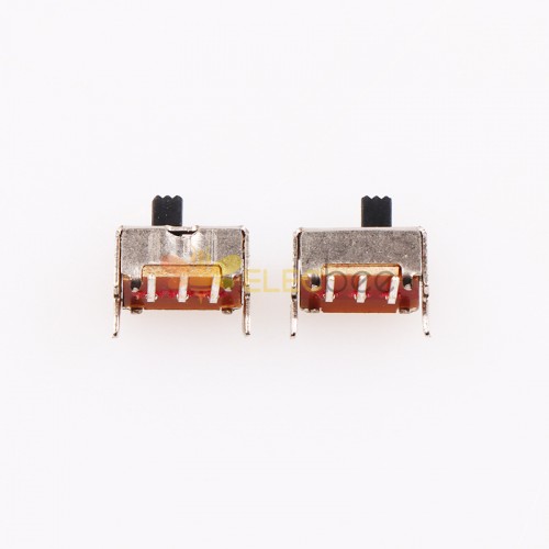 10Pcs Slide Switch - SS - SS-1P2T SS12D07 3.9pin with Light Hole, Miniature for Sound Systems