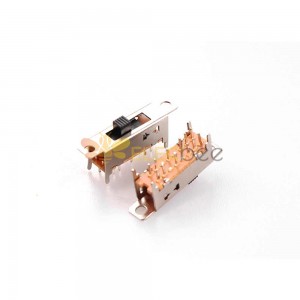 Interruptor deslizante 10PCS - SS-2P5T SS25D03 com furo de luz, miniatura para sistemas de som