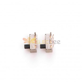 10PCS Slide Switch - Surface Mount Vertical Band SS-1P3T SS13F24 Switch for Electronic Toys and Electrical Devices