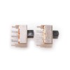 10PCS Slide Switch - Vertical Double-Row Six-Leg Toggle and Slide SS-2P2T Switch