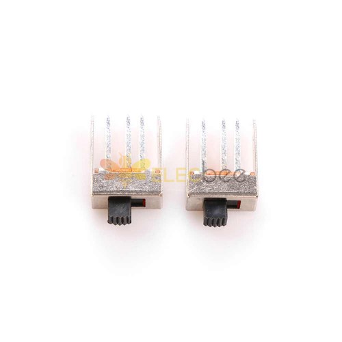 10PCS Slide Switch - Vertical Insert 2P2T Electronic Component SS-2P2T SS22F22 Switch