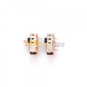 10PCS Slide Switch - Vertical Push, Toggle, and Rocker SS13F11-5.8 Straight-Actuator SS-1P3T Switch for Switch Components
