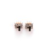 10 Uds SS22D02-H-Pin interruptor electrónico de juguete en miniatura sin eje, interruptor deslizante Vertical de doble fila de seis pines
