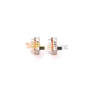 10 Uds SS23D06-H-Pin 2P3T interruptor deslizante de palanca para productos electrónicos